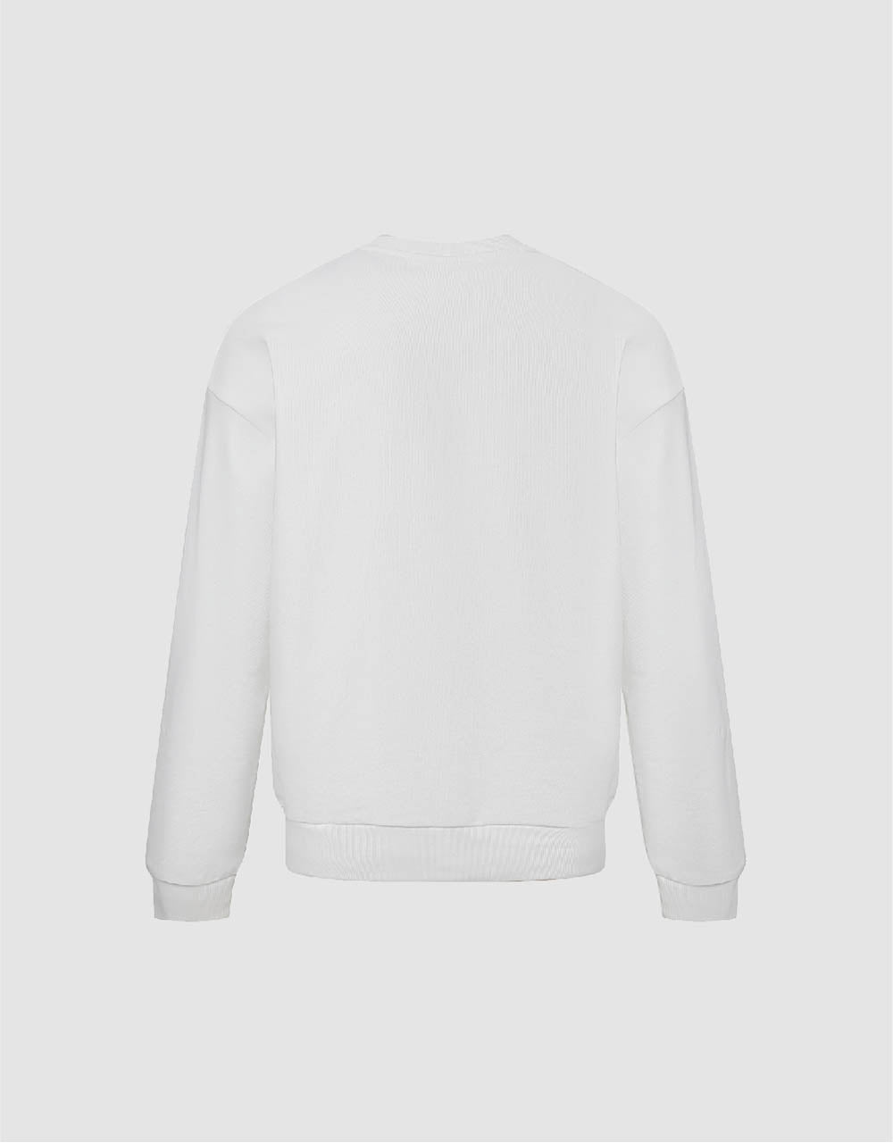 Embossed Crew Neck Sweatshirt