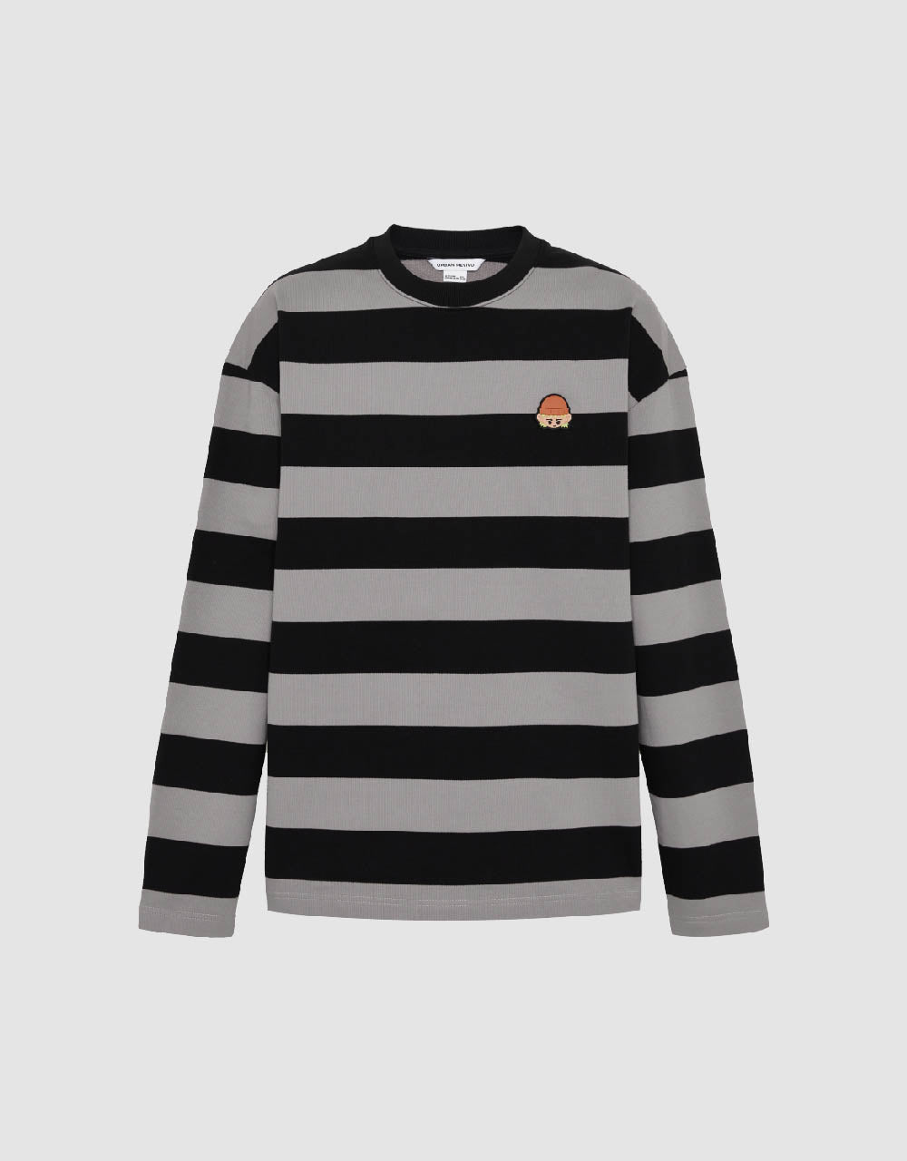 Striped Crew Neck Knitted T-Shirt