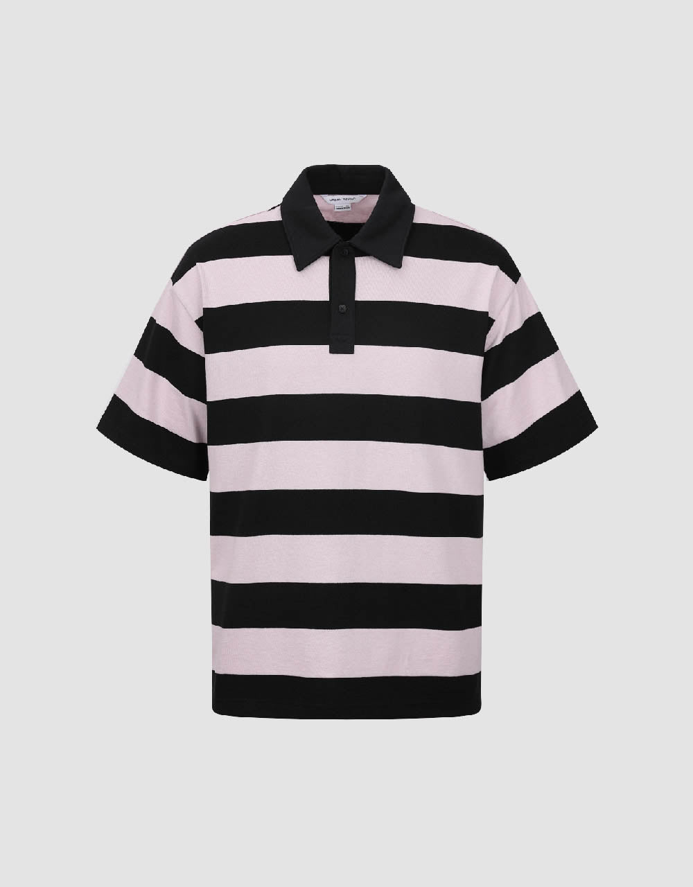 Striped Loose Polo Shirt