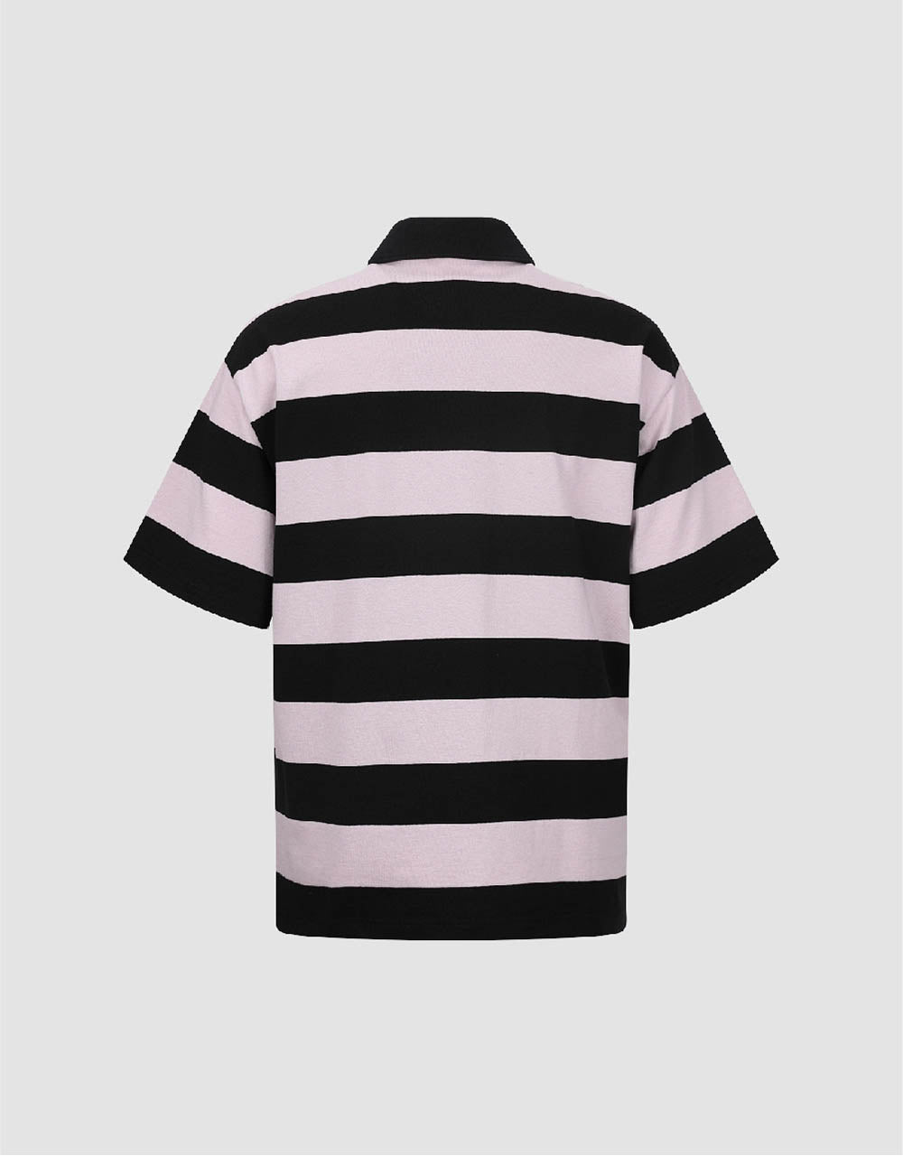 Striped Loose Polo Shirt