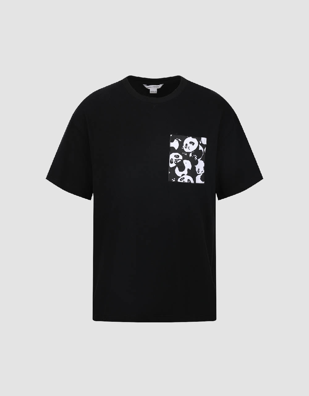 Panda Printed Crew Neck Loose T-Shirt