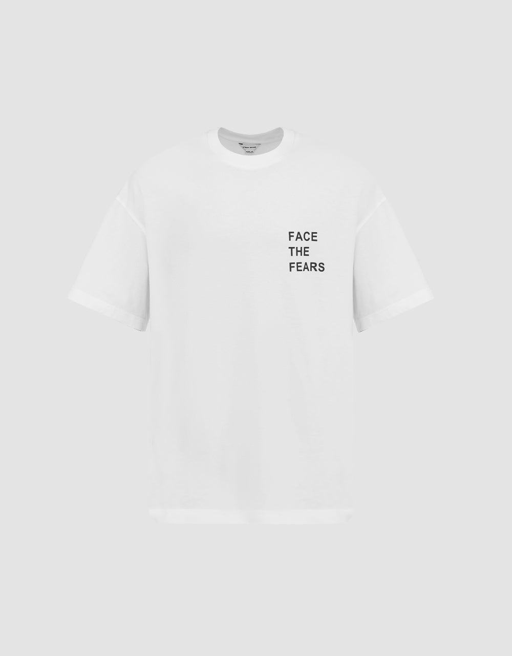 Letter Printed Crew Neck T-Shirt