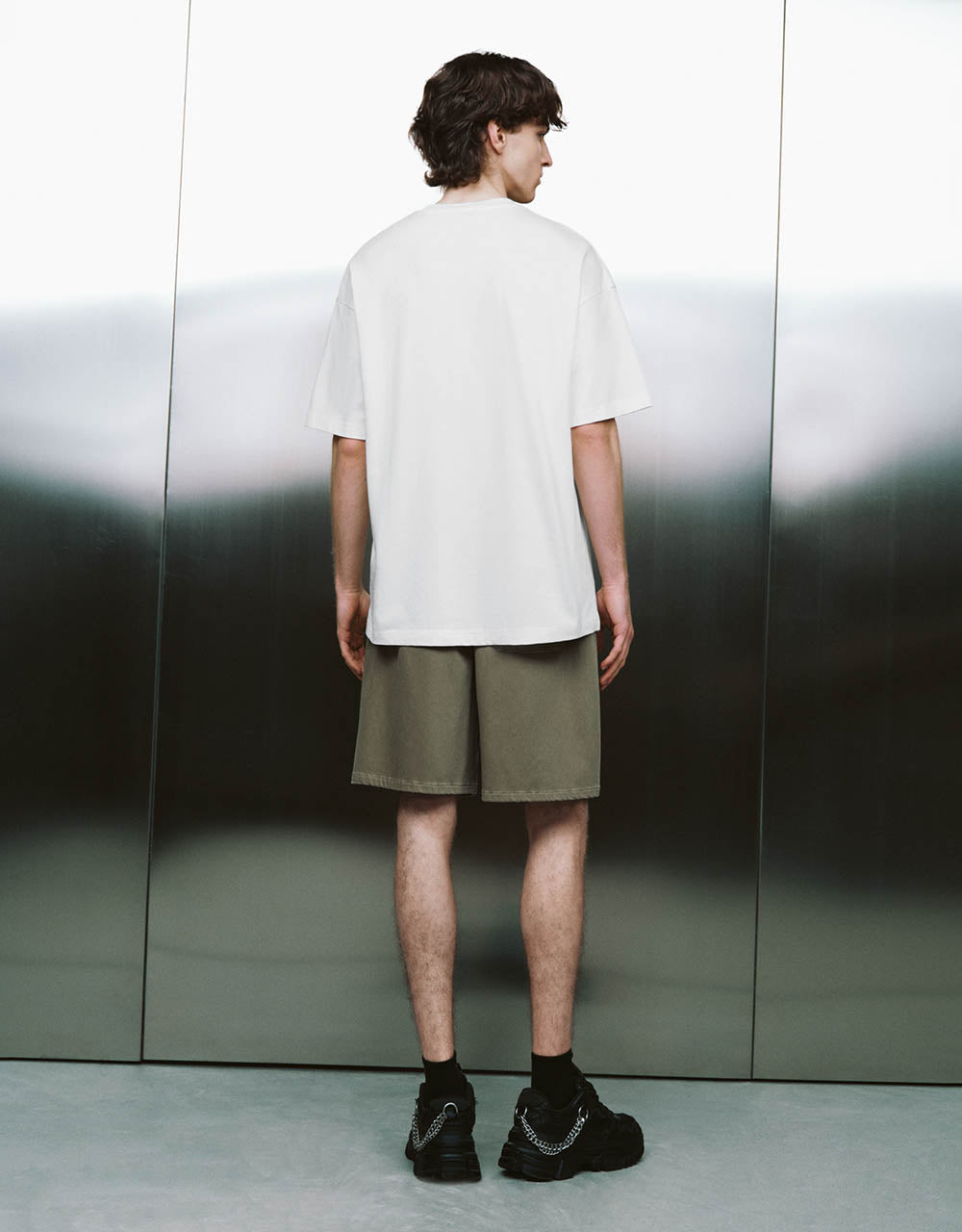 Letter Printed Crew Neck T-Shirt