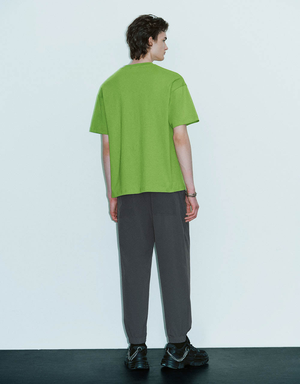 Letter Printed Crew Neck T-Shirt