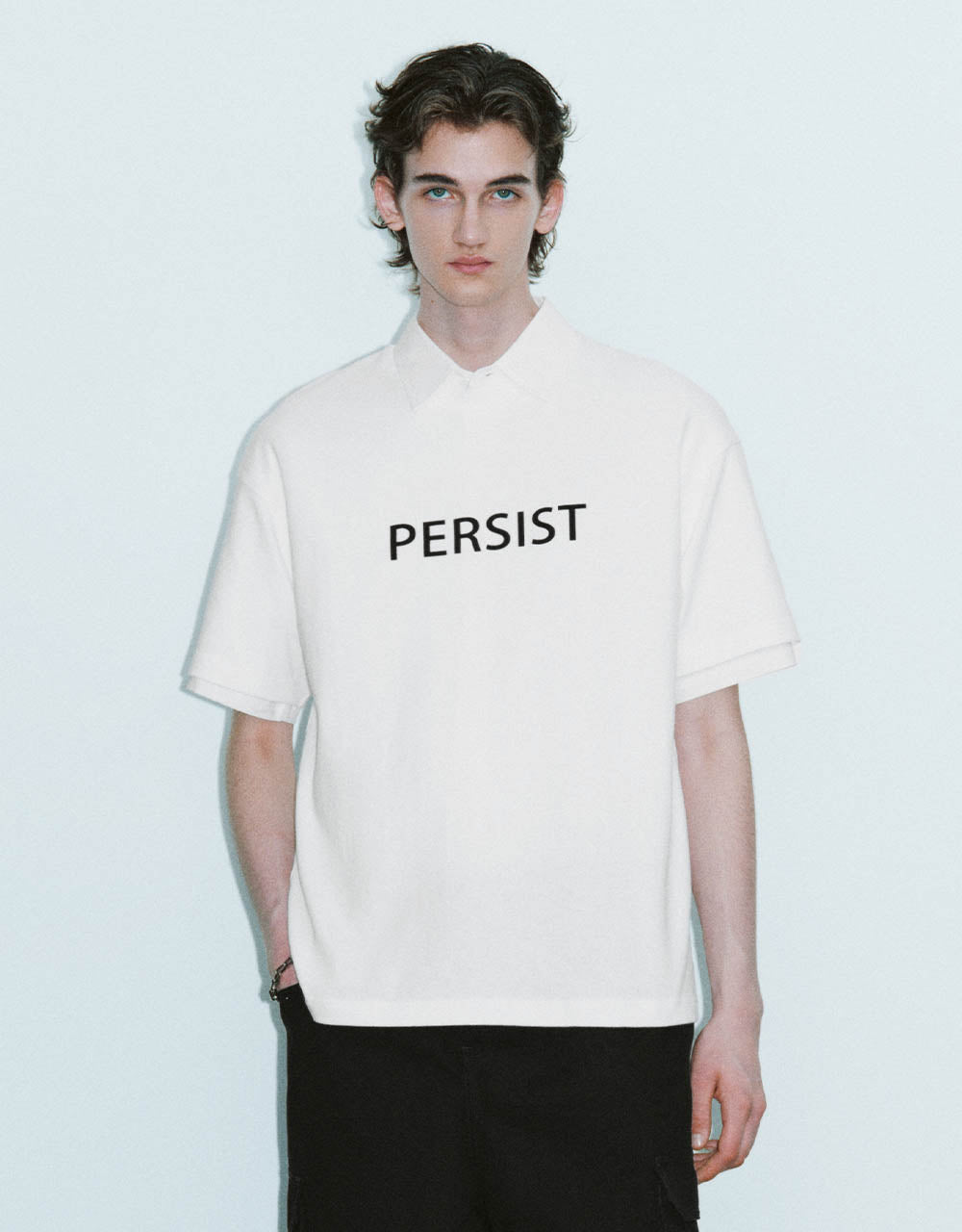 Letter Printed Crew Neck T-Shirt