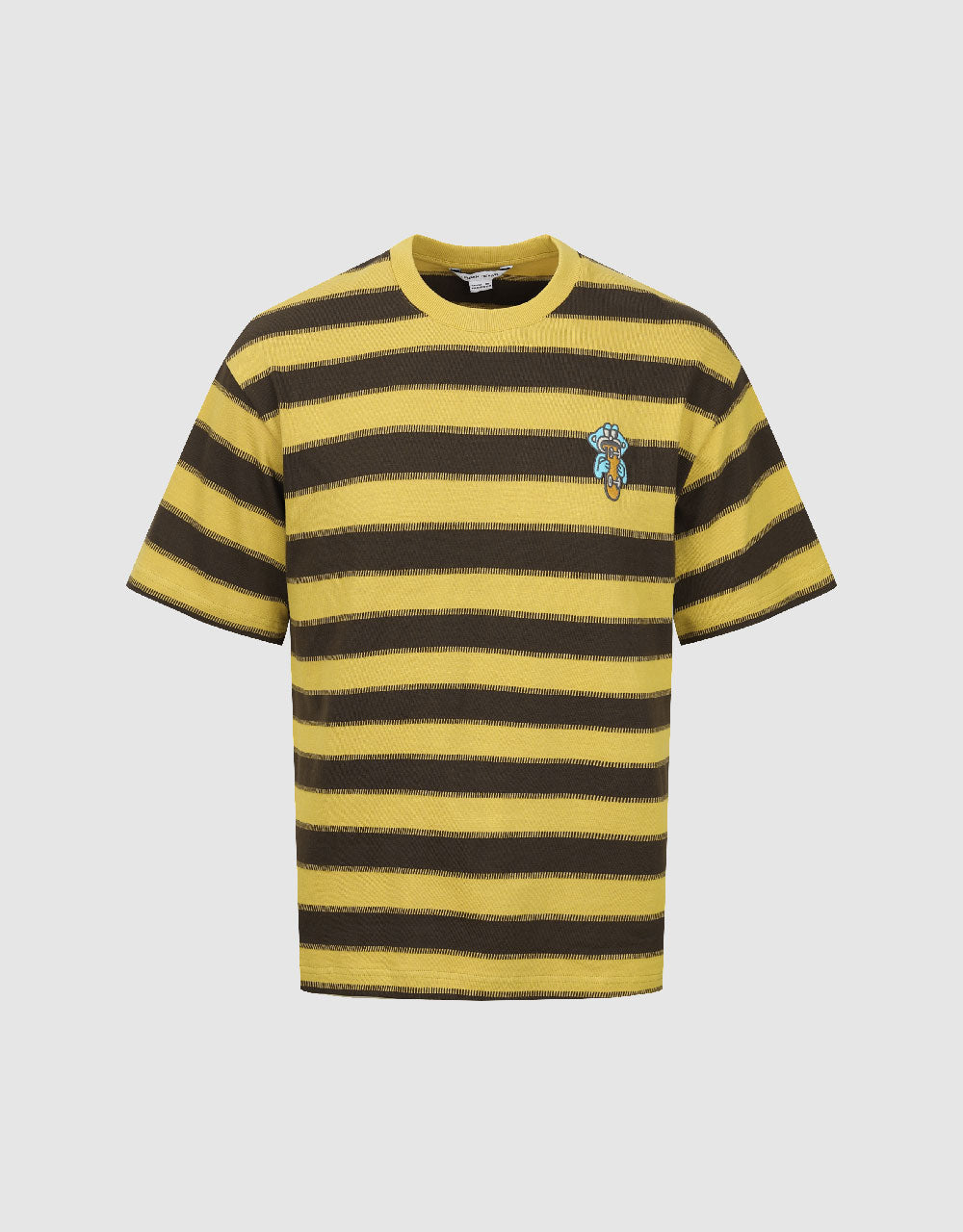 Striped Crew Neck Loose T-Shirt