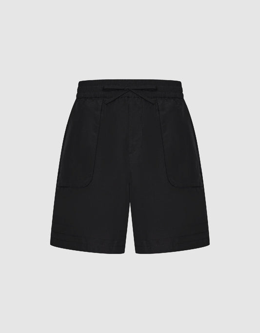 Elastic Waist Loose Shorts