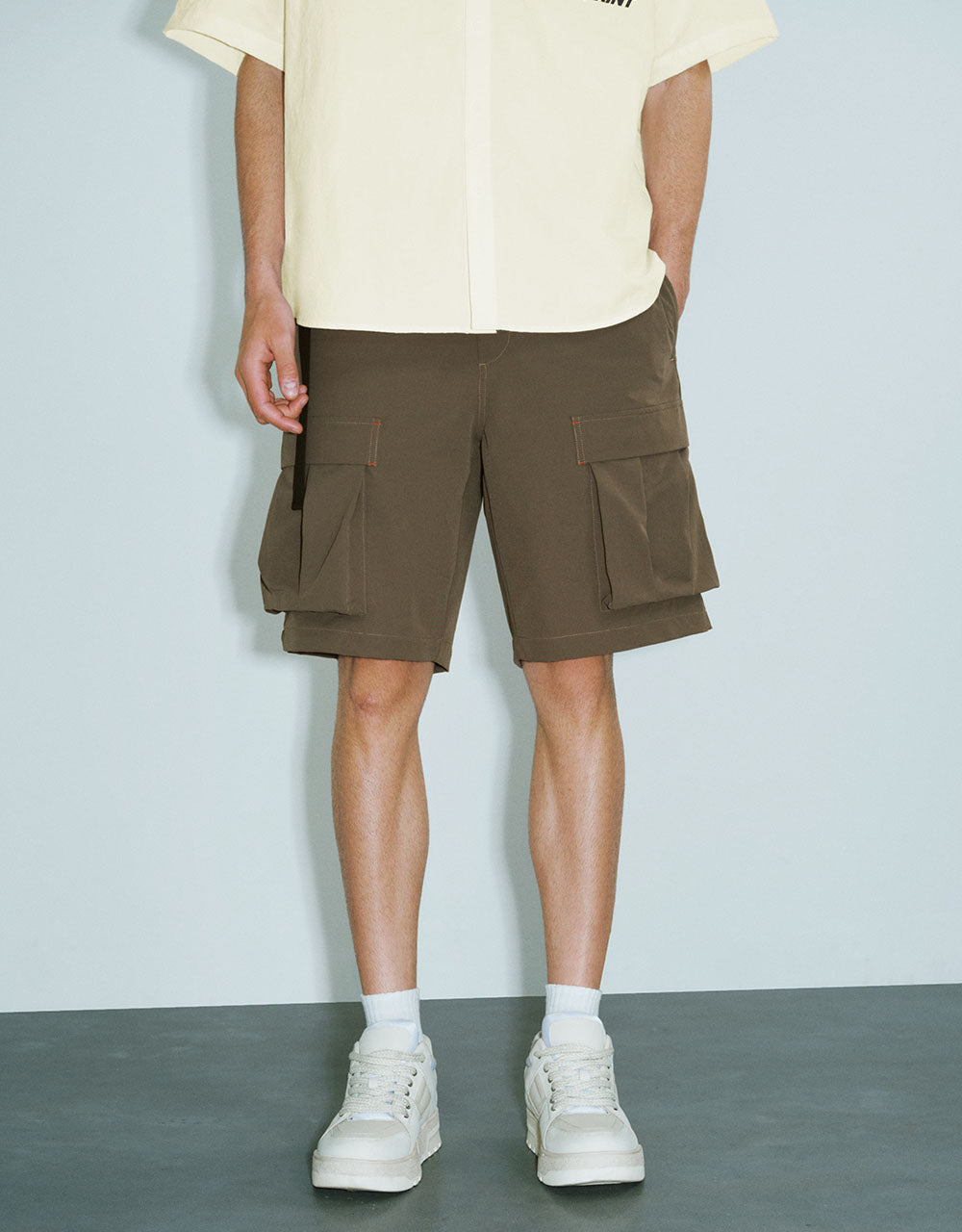 Utility Shorts With Belt