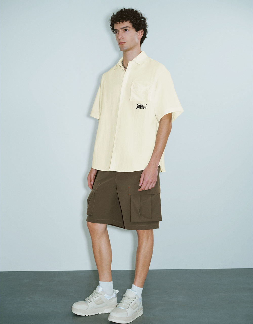 Utility Shorts With Belt