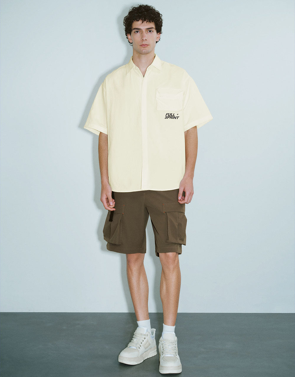 Utility Shorts With Belt