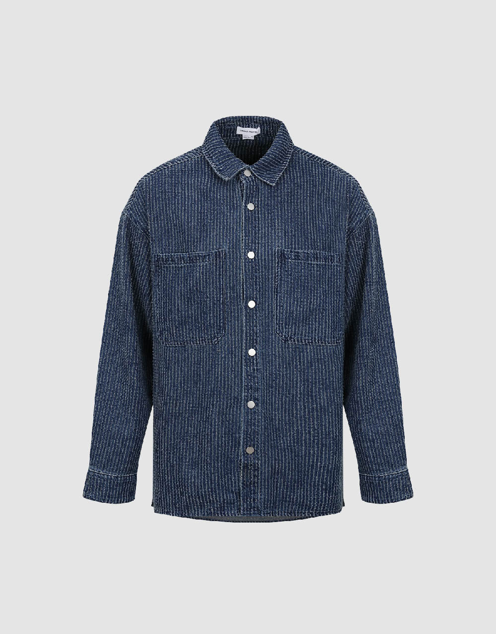 Pressed Button Denim Shirt