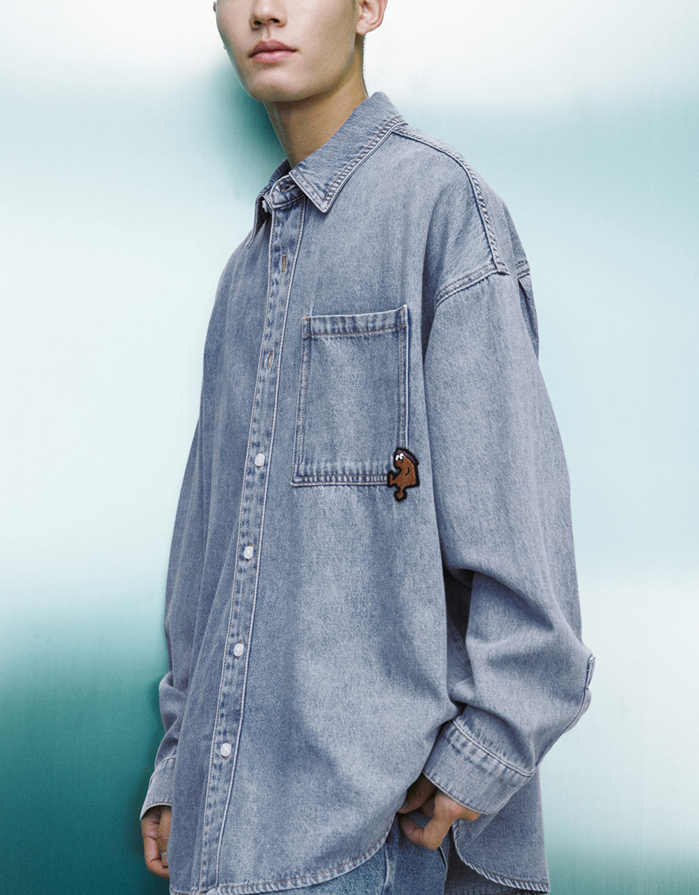 Button Up Denim Shirt