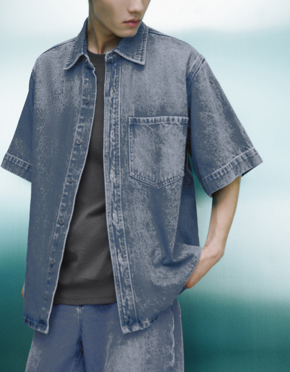Loose Denim Shirt