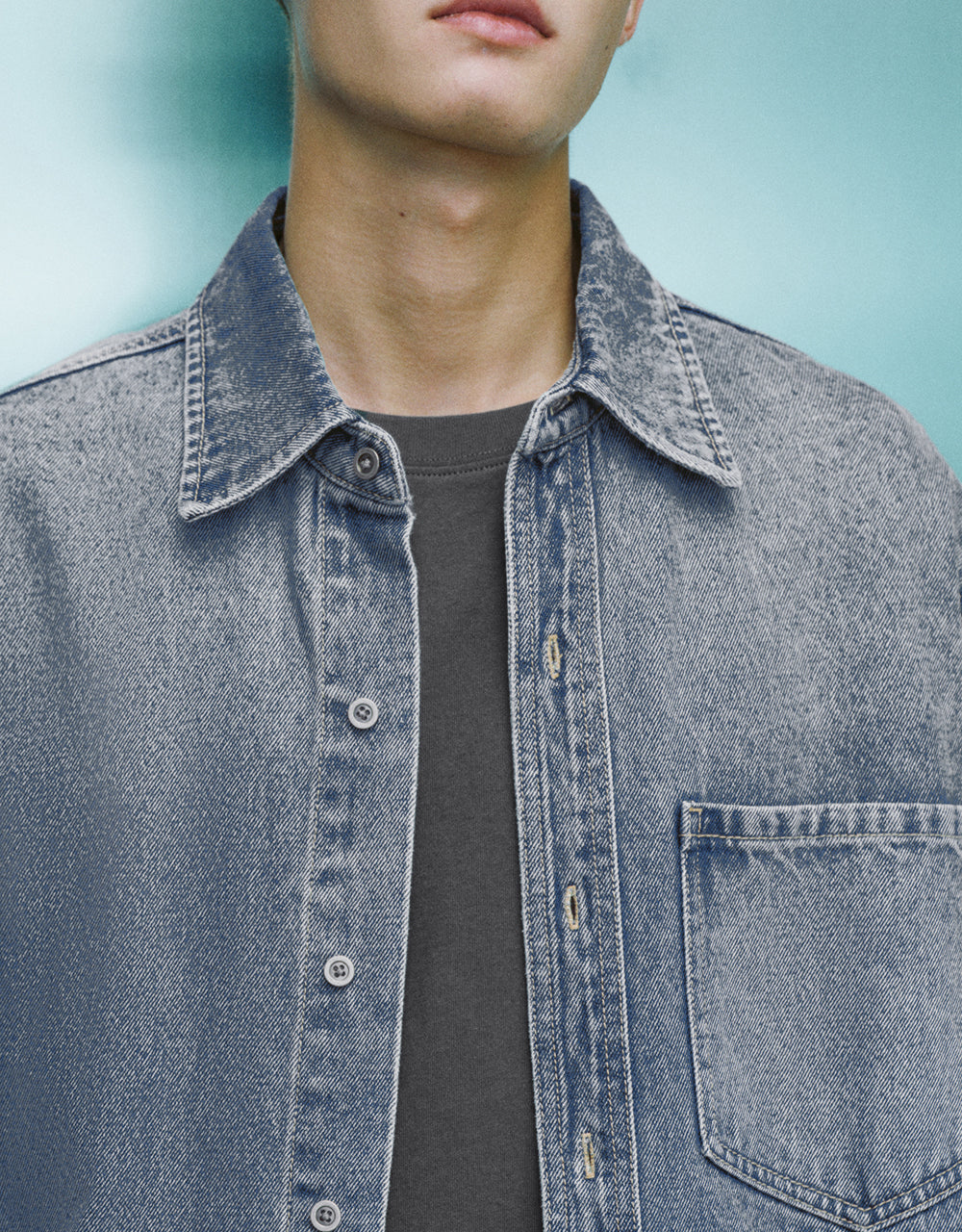 Loose Denim Shirt