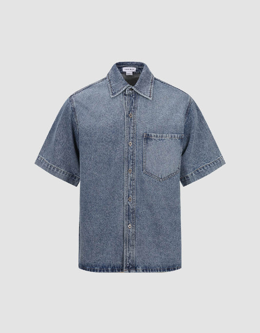 Loose Denim Shirt