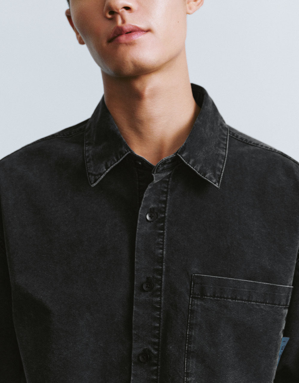 Button Up Denim Shirt