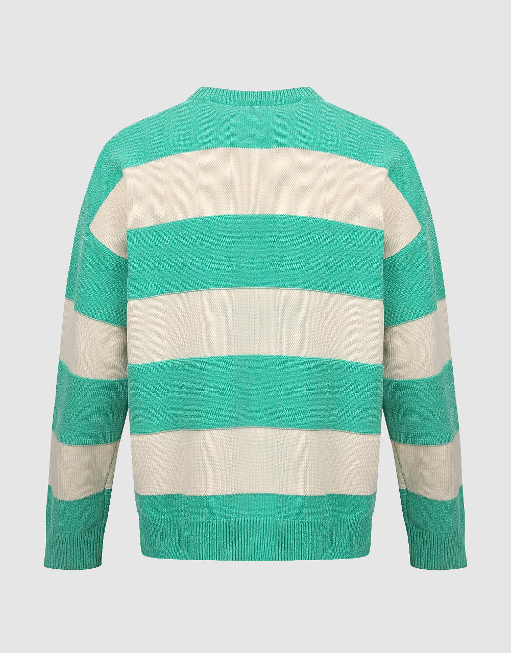 Striped Crew Neck Knitted T-Shirt