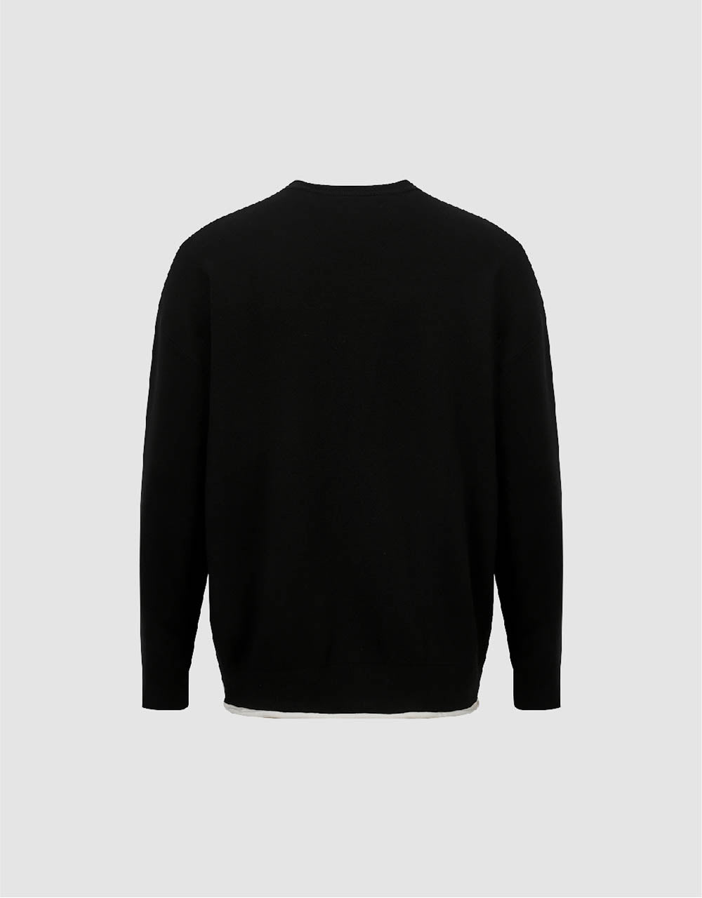 Letter Printed Knitted T-Shirt