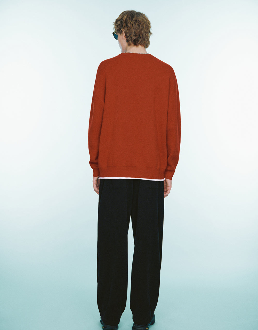 Letter Printed Knitted T-Shirt