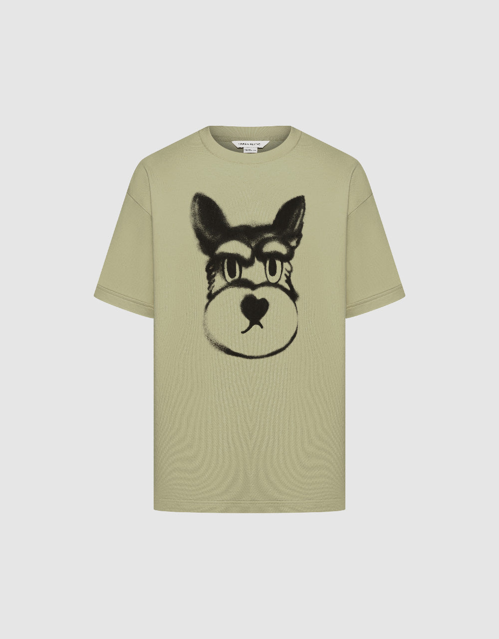 Dog Printed Crew Neck T-Shirt