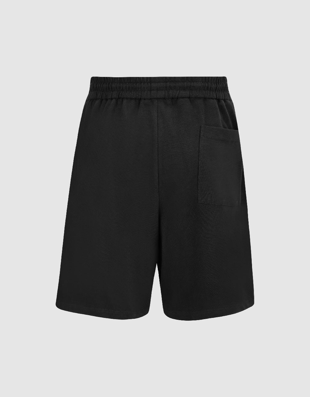 Drawstring Waist Knitted Shorts