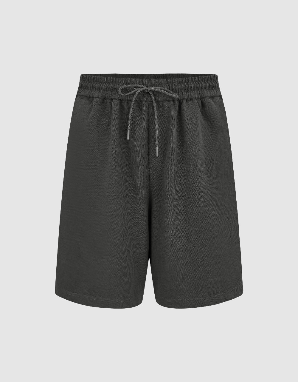 Drawstring Waist Knitted Shorts