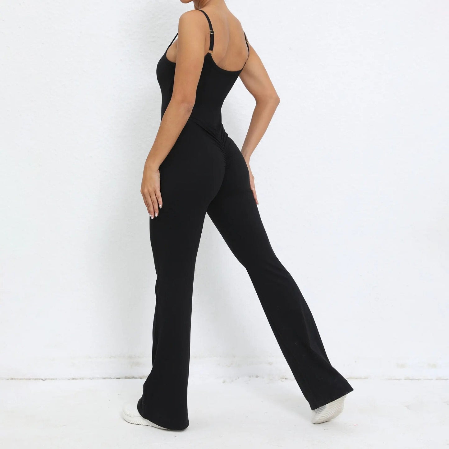 Essential Strappy Flared Jumpsuit