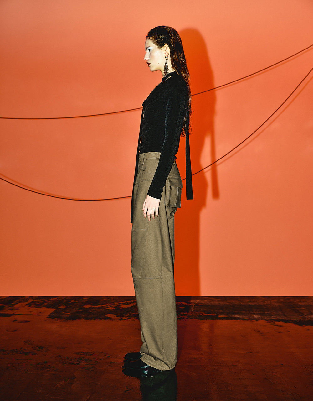 Loose Carrot Fit Pants