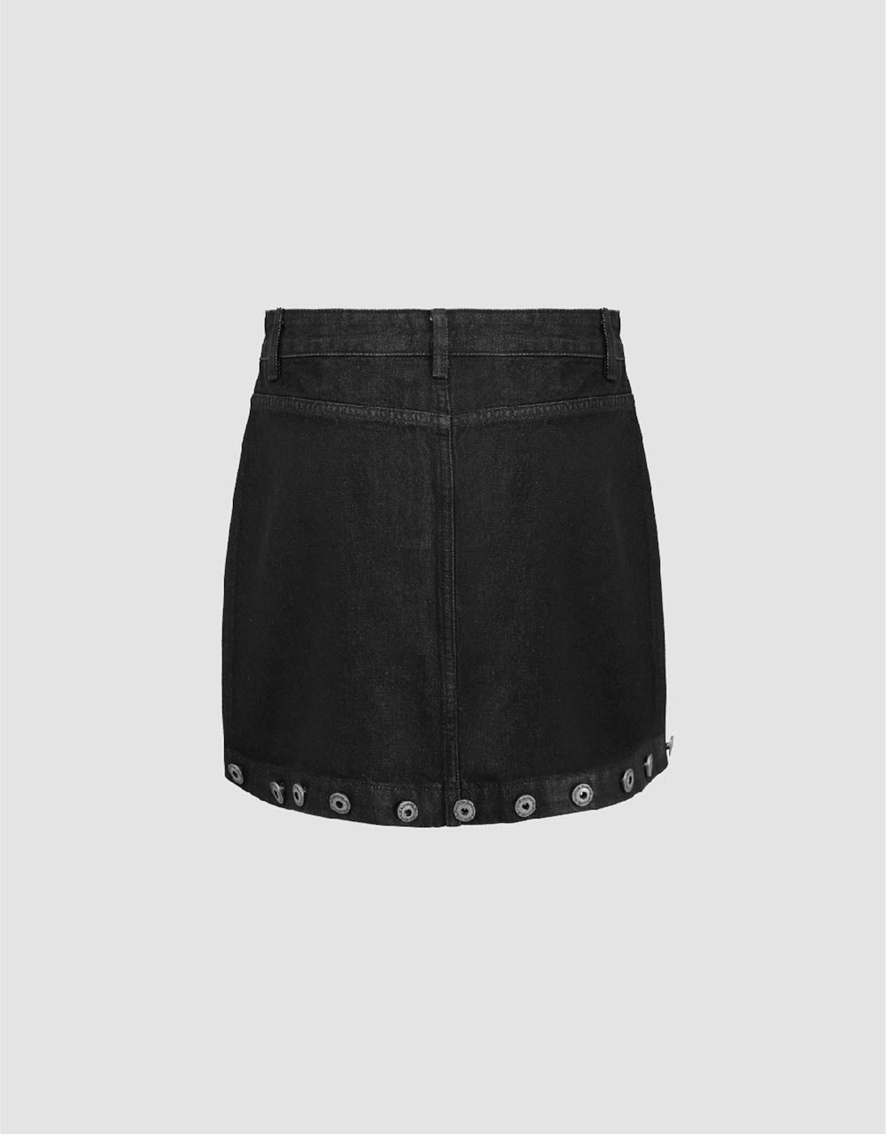 Mini A-Line Denim Skirt