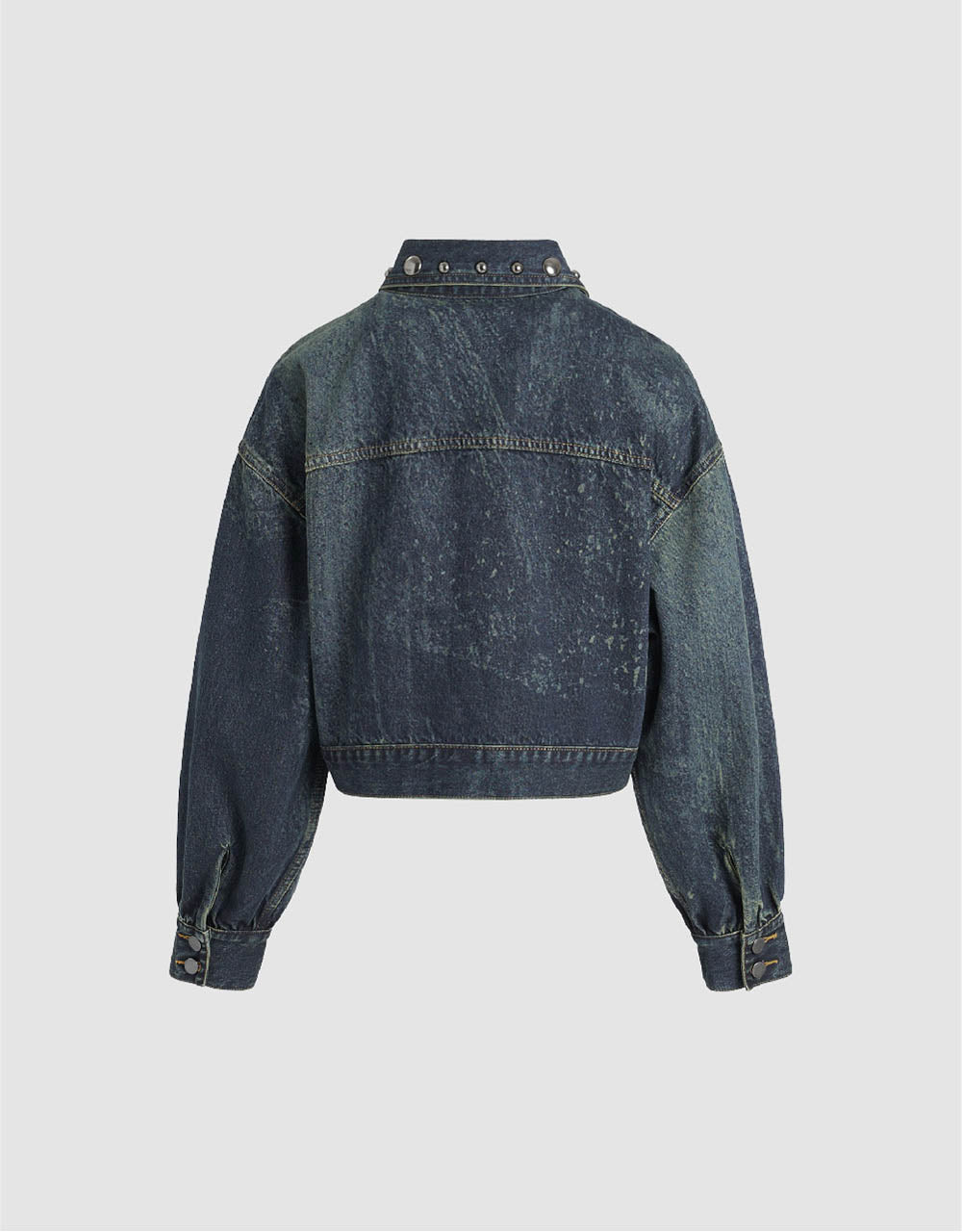 Studded Decor Denim Jacket