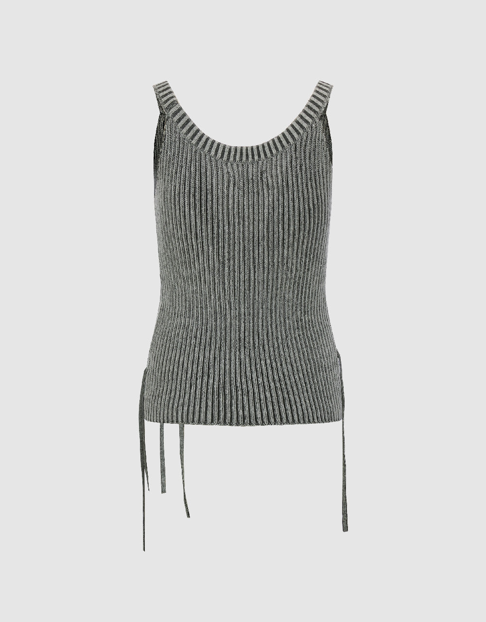 U Neck Knitted Tank Top