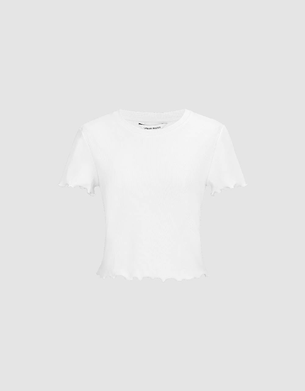 Basic Crew Neck Skinny T-Shirt