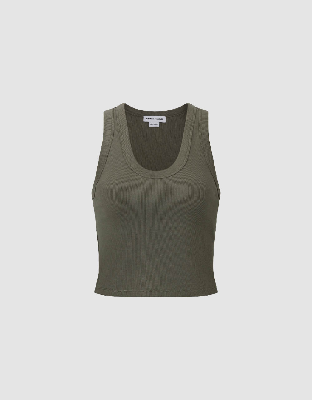 Basic U Neck Tank Top