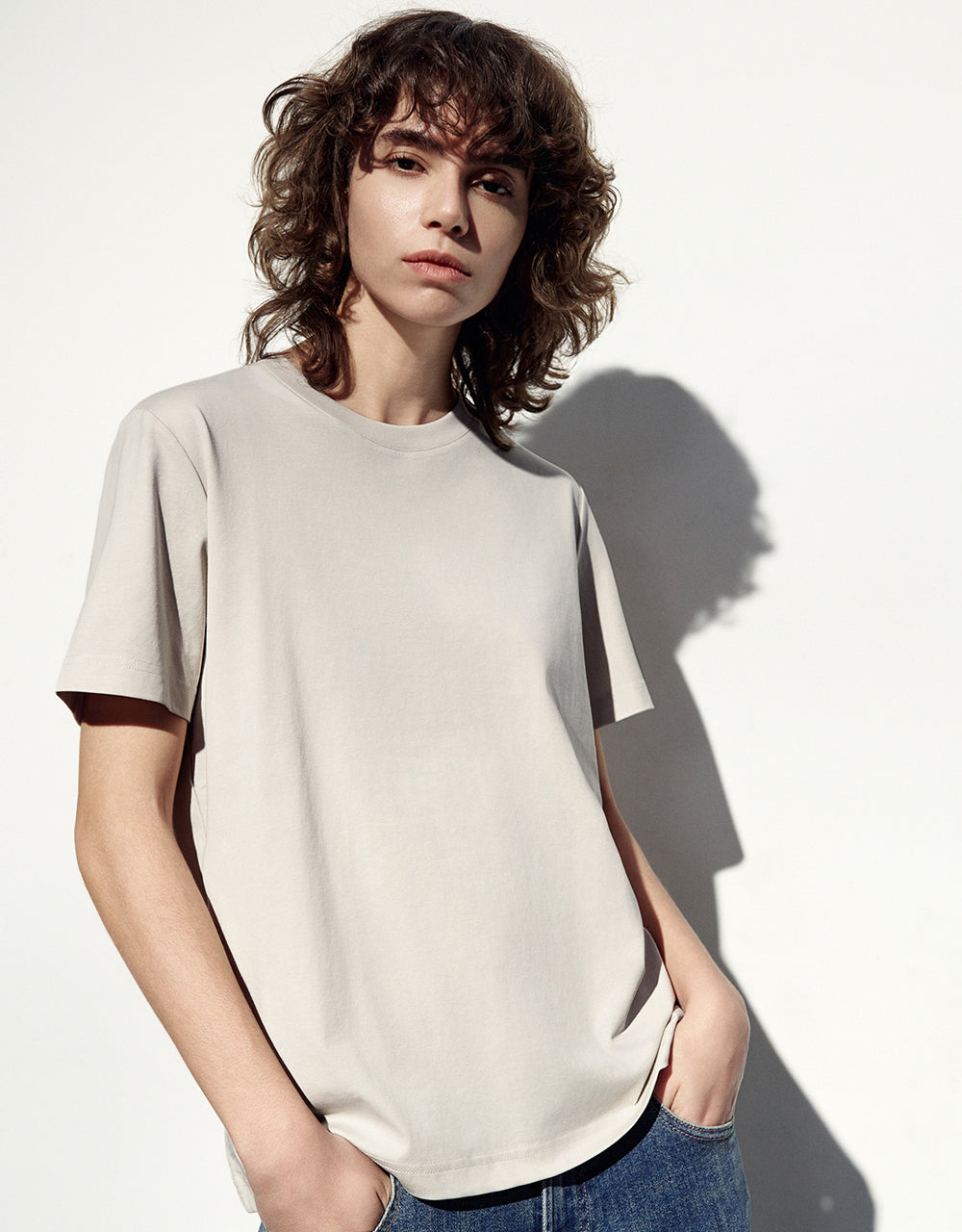 Basic Crew Neck Loose T-Shirt