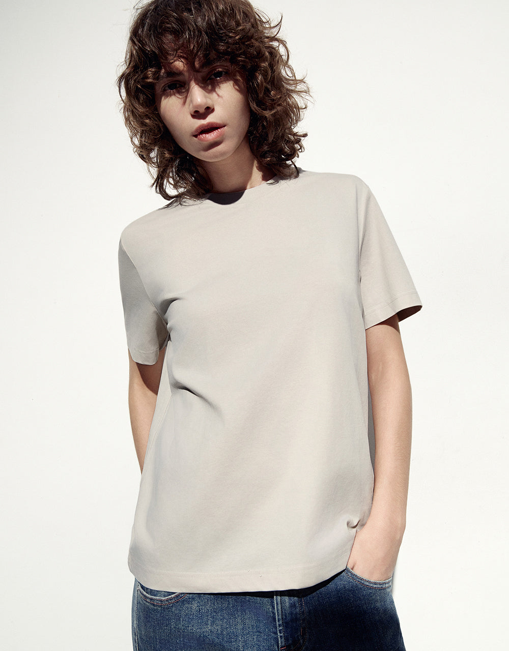 Basic Crew Neck Loose T-Shirt