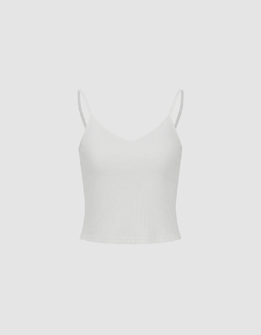 Basic V-Neck Knitted Cami Top