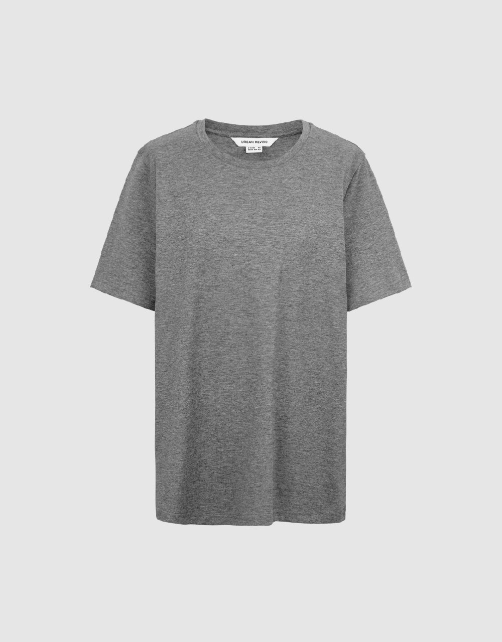 Crew Neck Straight T-Shirt