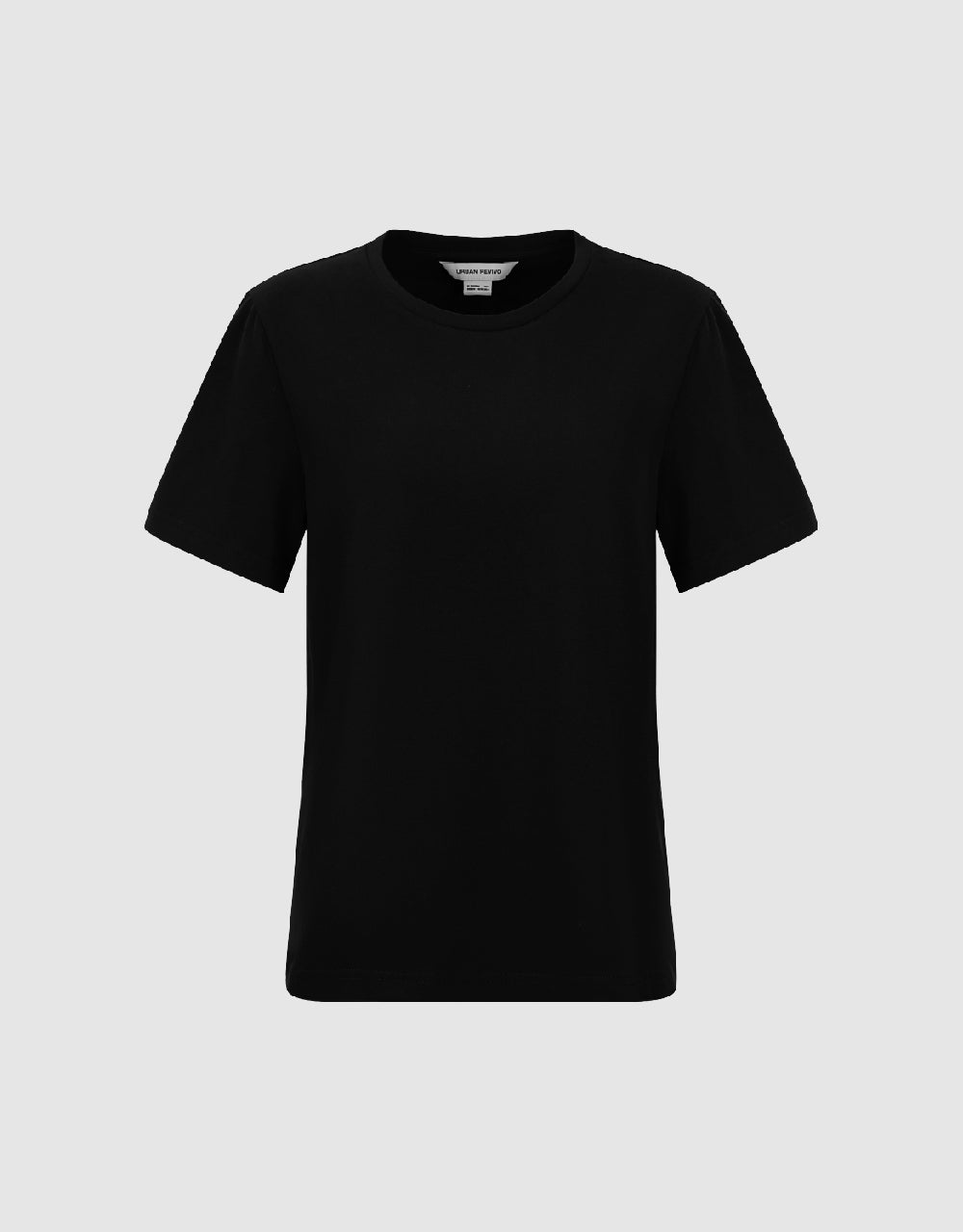 Crew Neck Straight T-Shirt