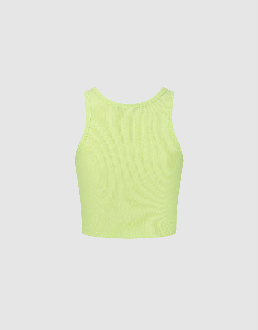 Knitted Crew Neck Tank Top