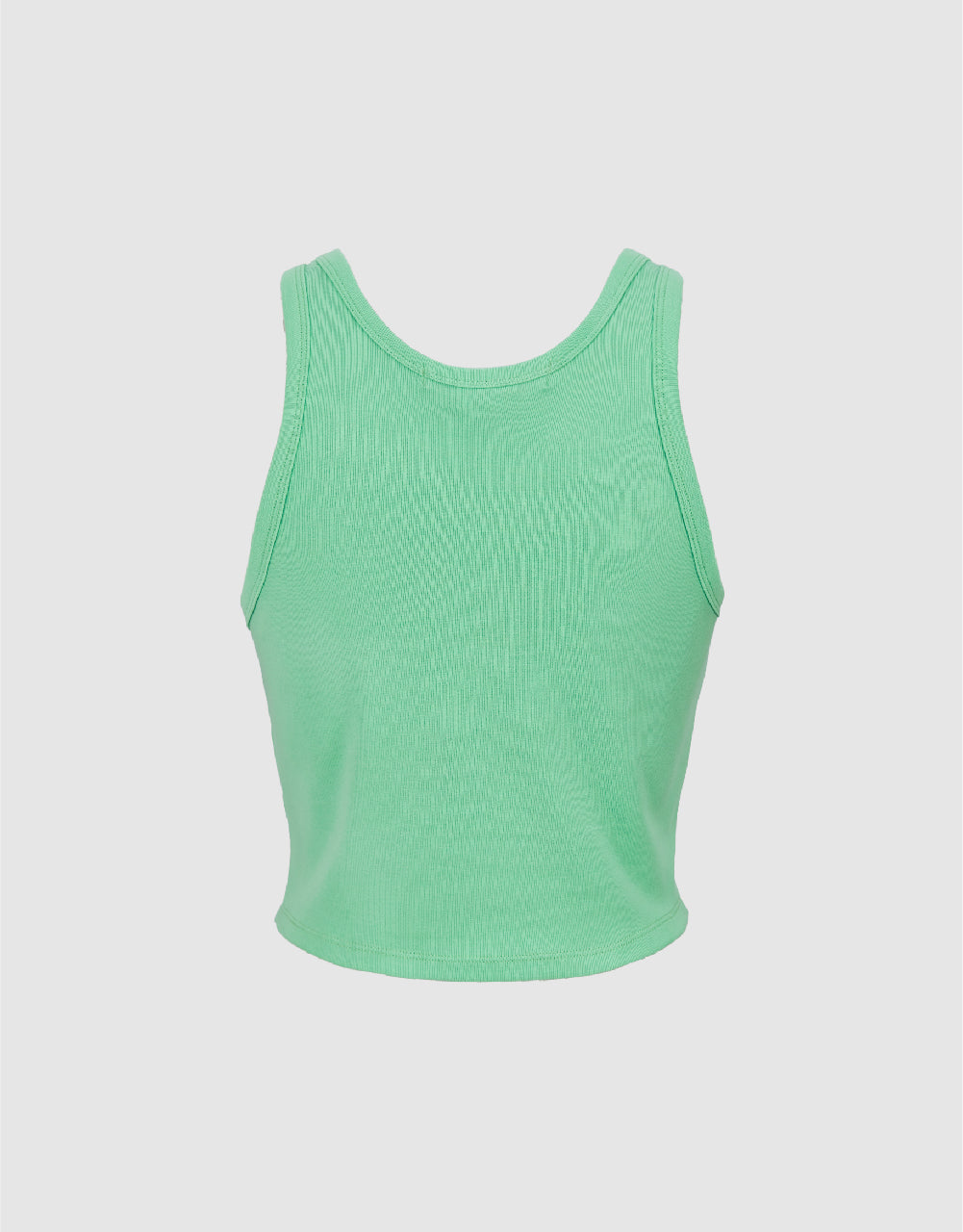 Knitted Crew Neck Tank Top