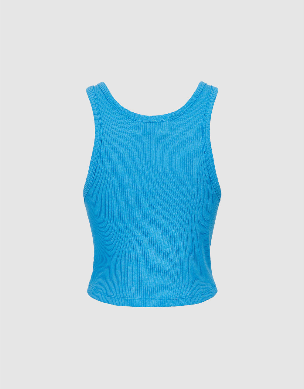 Knitted Crew Neck Tank Top