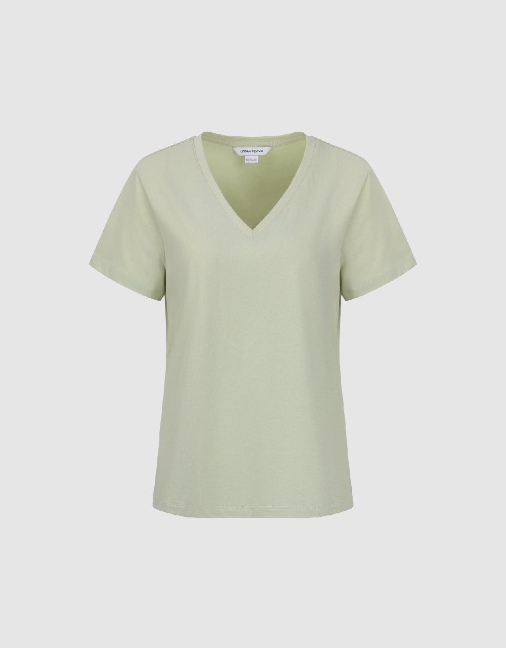 V-Neck Straight T-Shirt