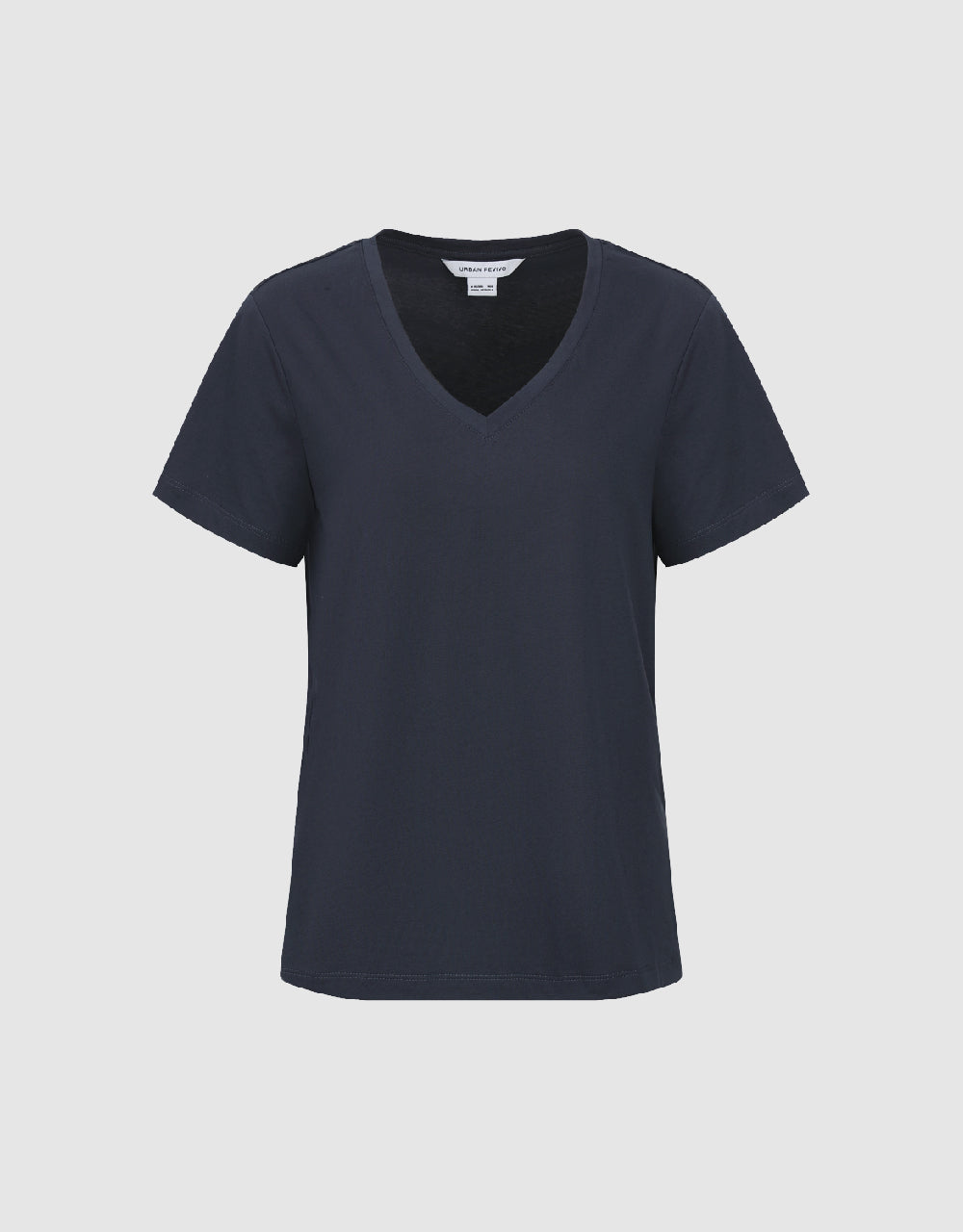 V-Neck Straight T-Shirt