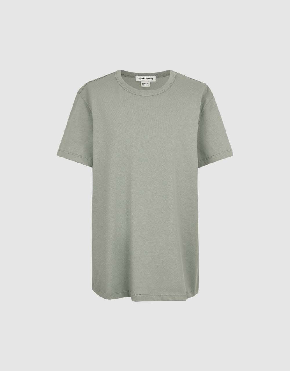 Crew Neck Straight T-Shirt