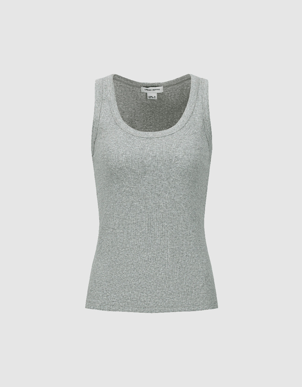 Crew Neck Knitted Tank Top