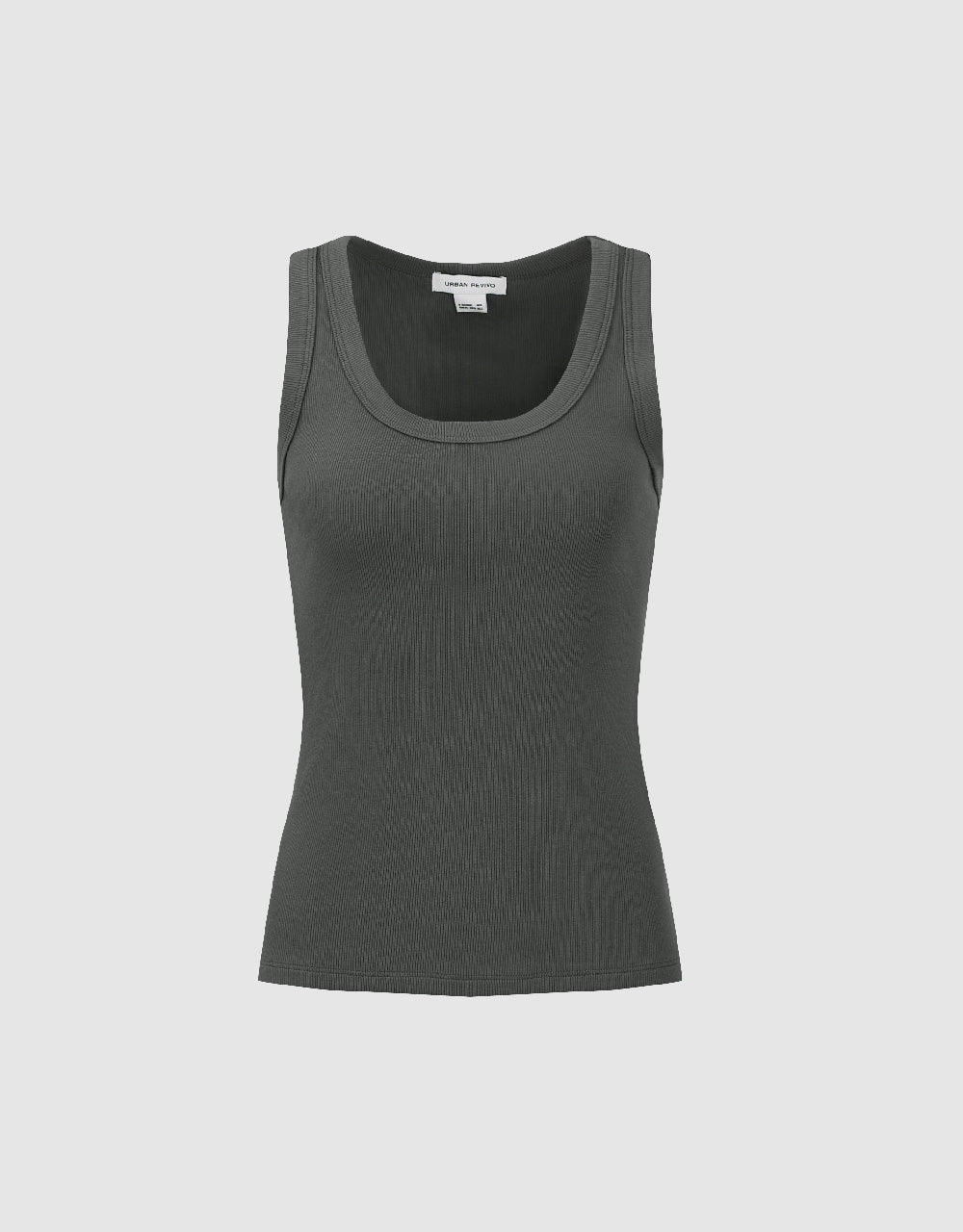 Crew Neck Knitted Tank Top