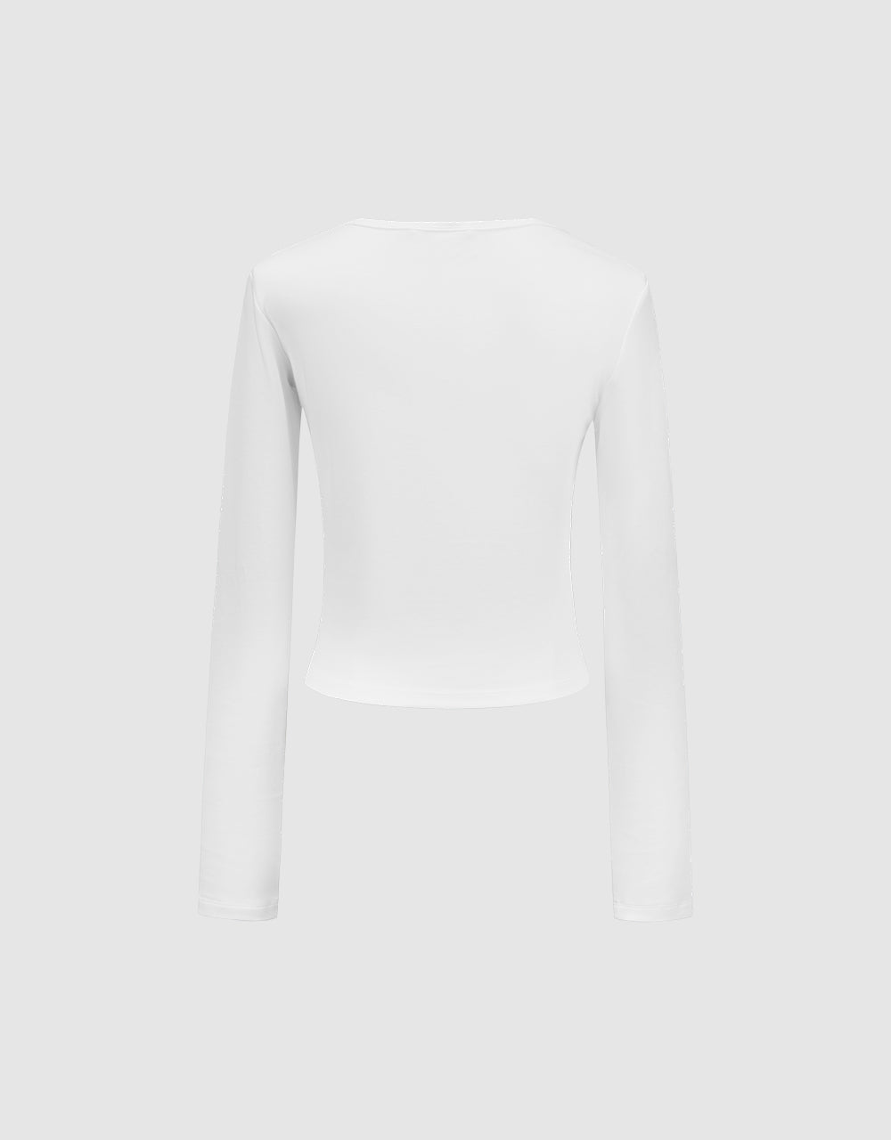 Notch Neck Skinny T-Shirt