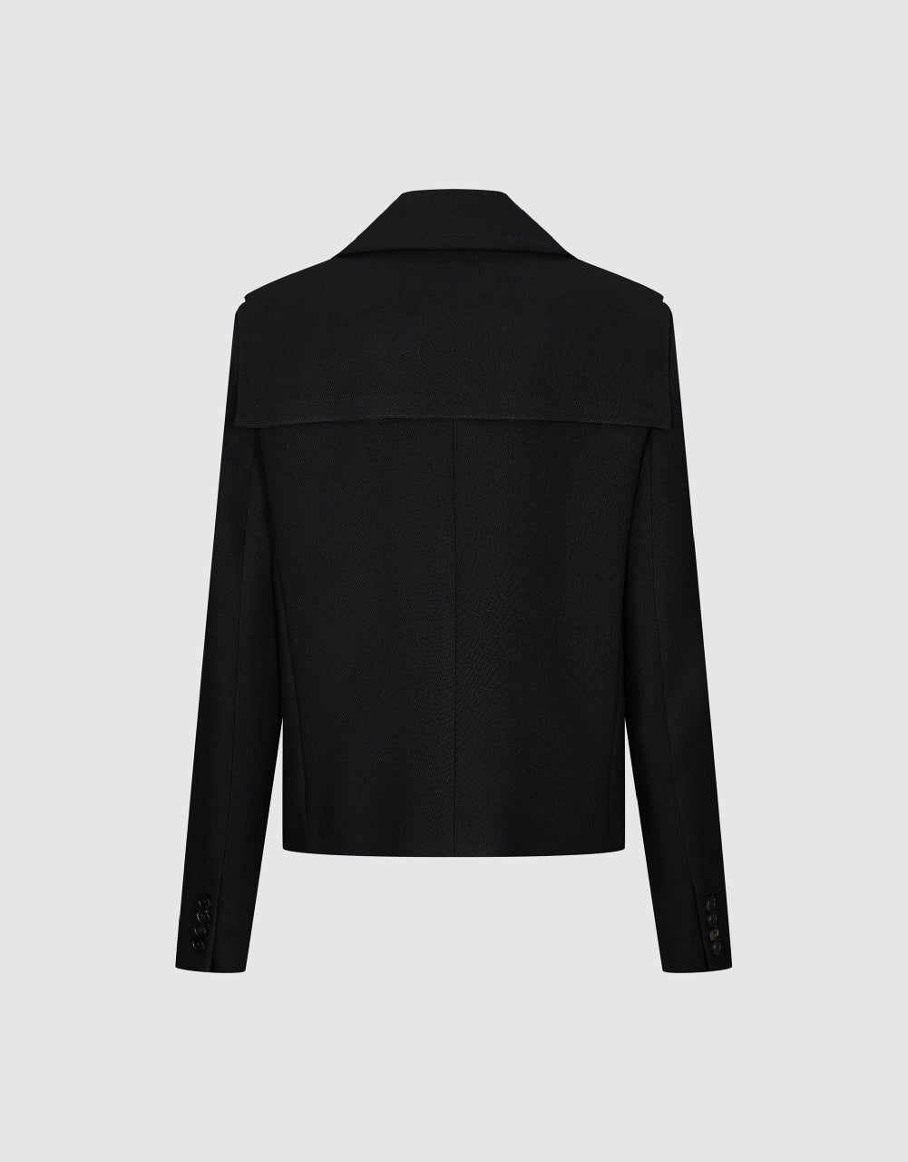 Notch Lapel Straight Blazer