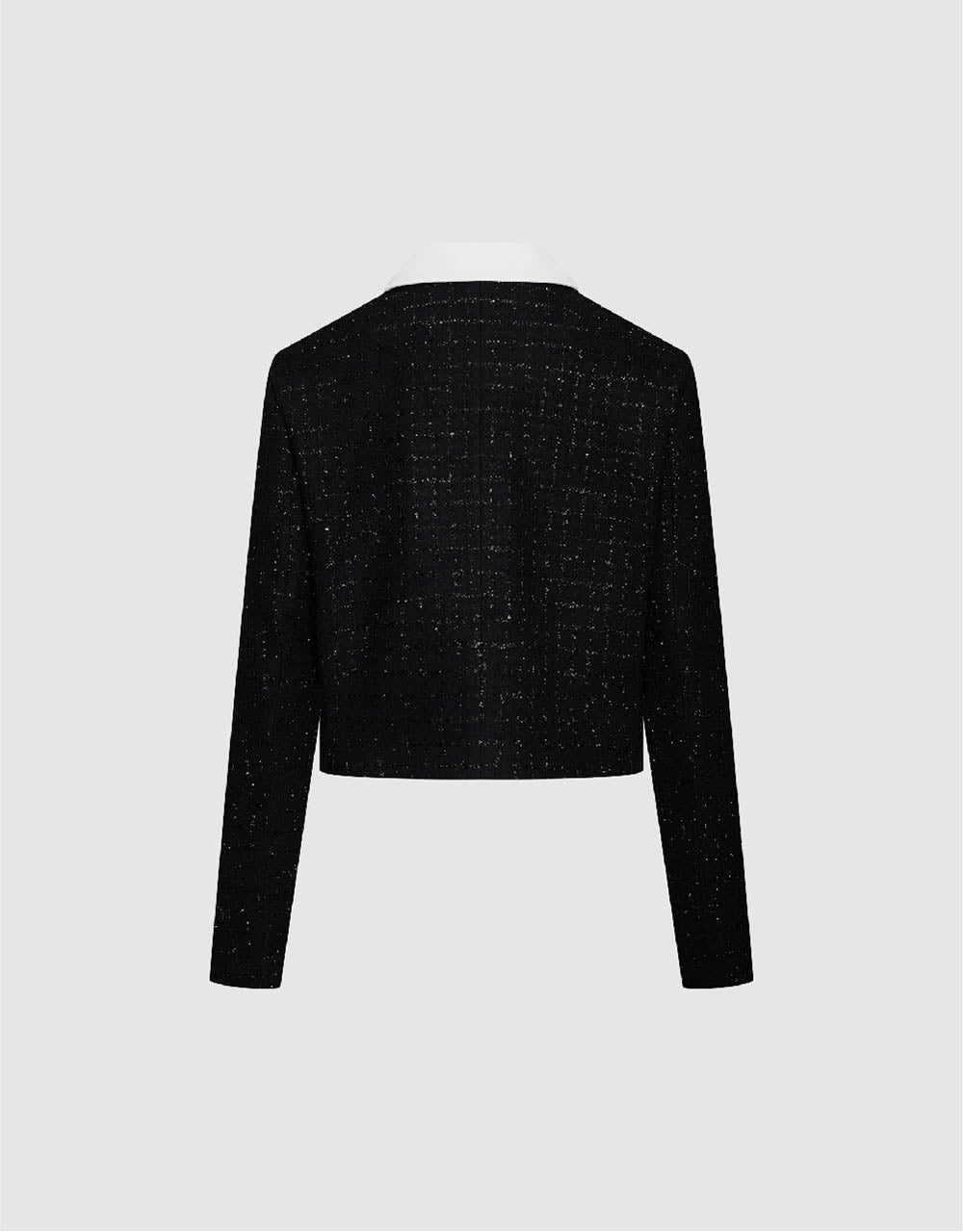 Standard Sleeve Cropped Tweed Jacket