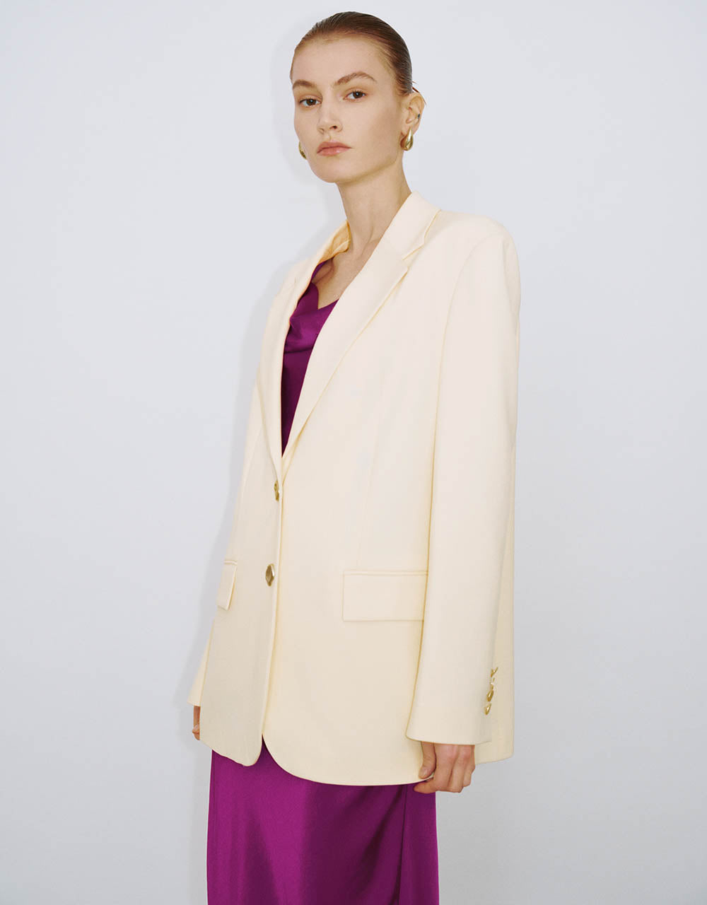 Tailored Notch Lapel Blazer